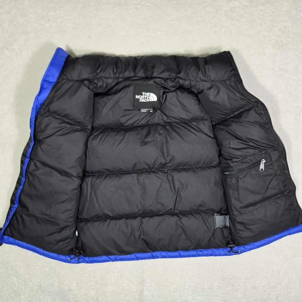 The North Face 1996 Retro Nuptse 700 Down Vest Mens XXS Blue Black 2XS $230